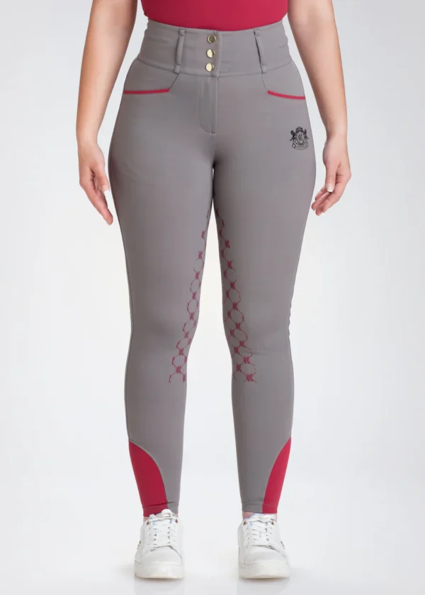 BREEGGING GREY-BURGUNDY - Imagen 4