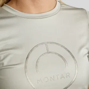 MOSILLE WITH GUN METAL LOGO PRINT LIGHT SILVER GREY