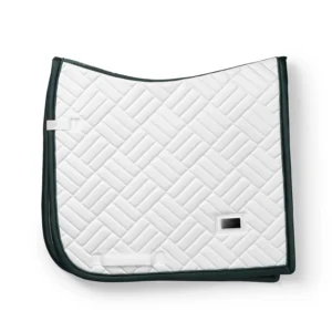 DRESSAGE SADDLE PAD MODERN WHITE DRAMATIC MONDAY FULL - EQUESTRIAN STOCKHOLM