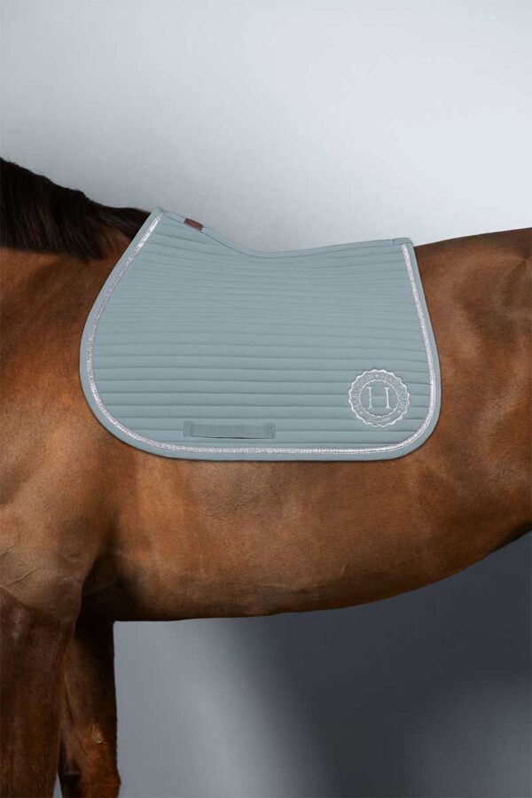 KAREMBAR SADDLE PAD RIDER GREY GREEN - SALTO