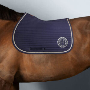 KAREMBAR SADDLE PAD RIDER NAVY/LIGHT GOLD - SALTO