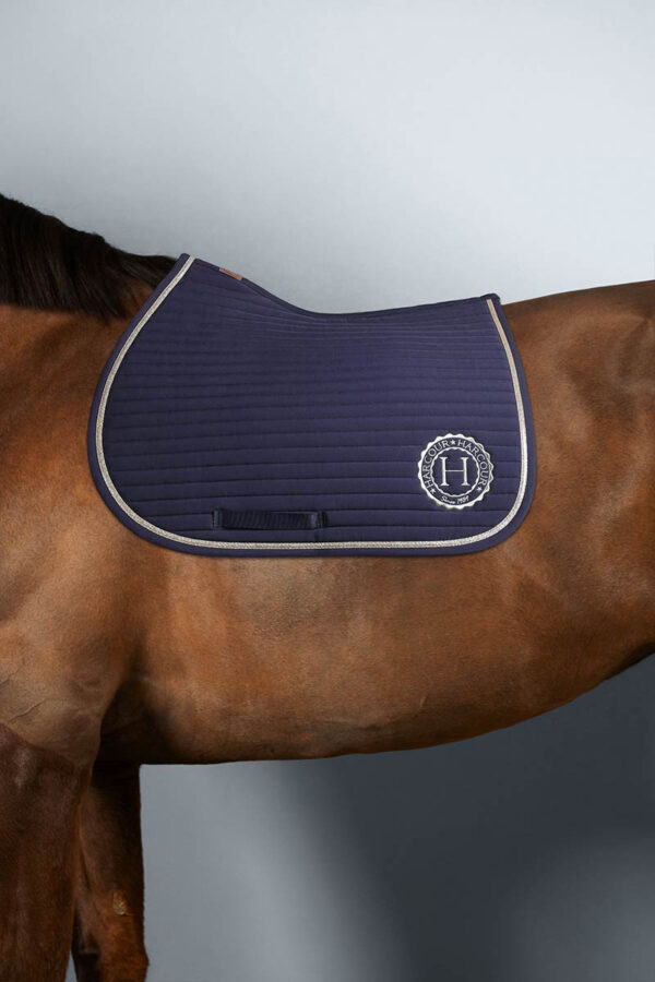 KAREMBAR SADDLE PAD RIDER NAVY/LIGHT GOLD - SALTO