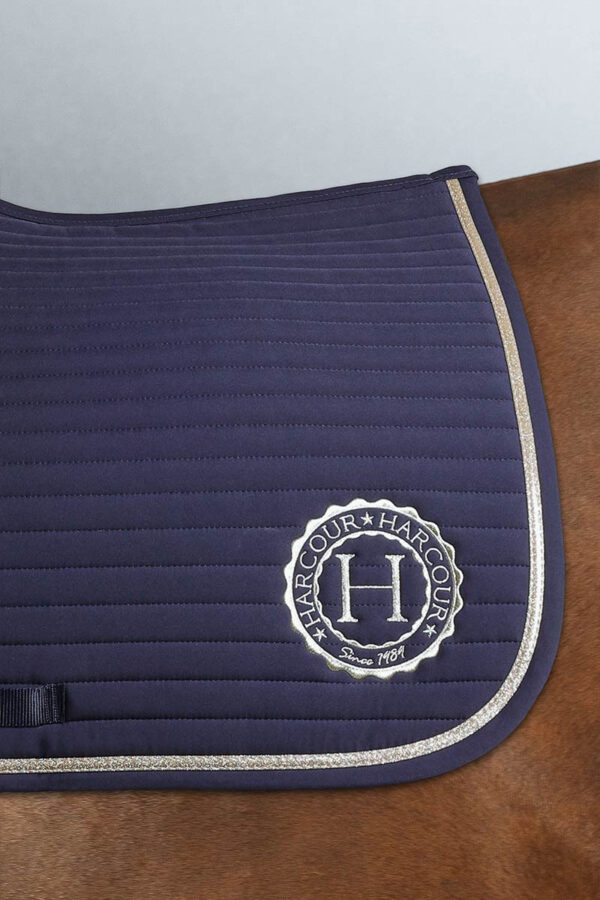 KAREMBAR SADDLE PAD RIDER NAVY/LIGHT GOLD - SALTO - Imagen 2
