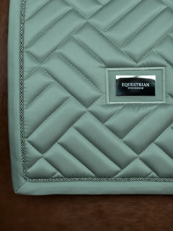 DRESSAGE SADDLE PAD MODERN MINT GREEN FULL - EQUESTRIAN STOCKHOLM - Imagen 5