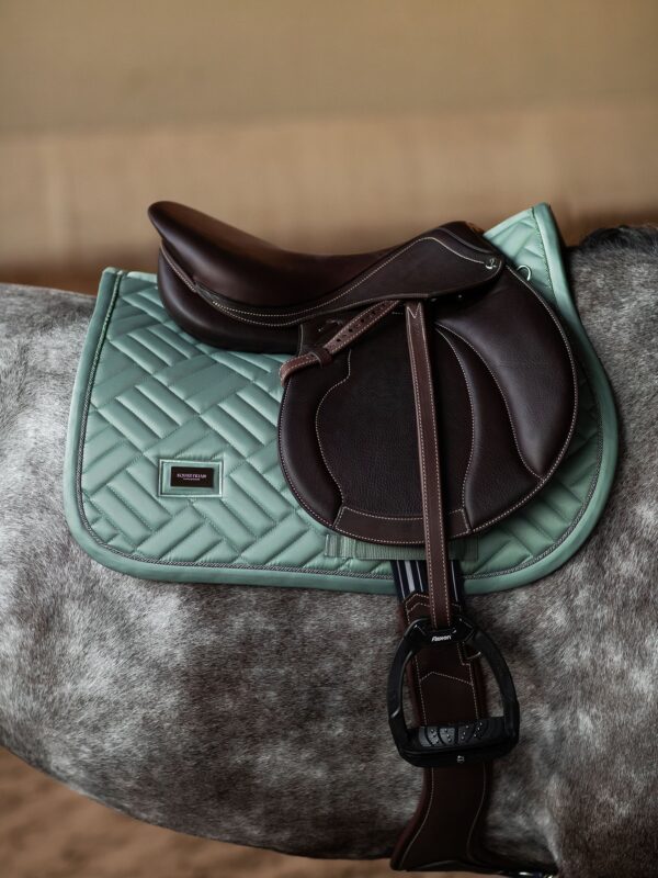 JUMP SADDLE PAD MODERN MINT GREEN FULL - EQUESTRIAN STOCKHOLM - Imagen 2