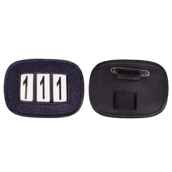 NUMBER HOLDER SHINE BLACK - Imagen 4