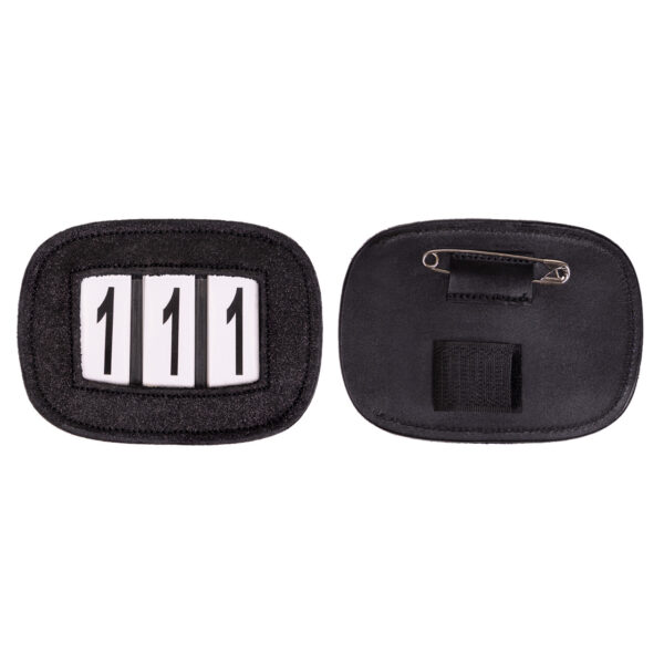 NUMBER HOLDER SHINE BLACK - Imagen 2
