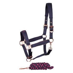 HEADCOLLAR AND LEAD JUST RIDE NIGHTSKY