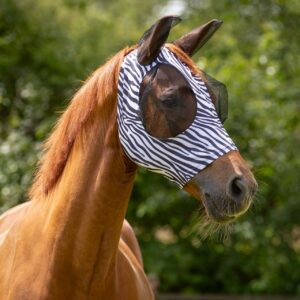 FLY MASK SUPER BUG ZEBRA