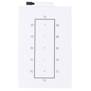 PRACTICE BOARD DRESSAGE WHITE