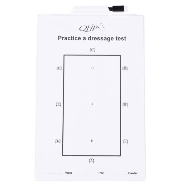 PRACTICE BOARD DRESSAGE WHITE