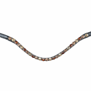 BRIDLE X-LINE GOLDHEART PULLBACK COB