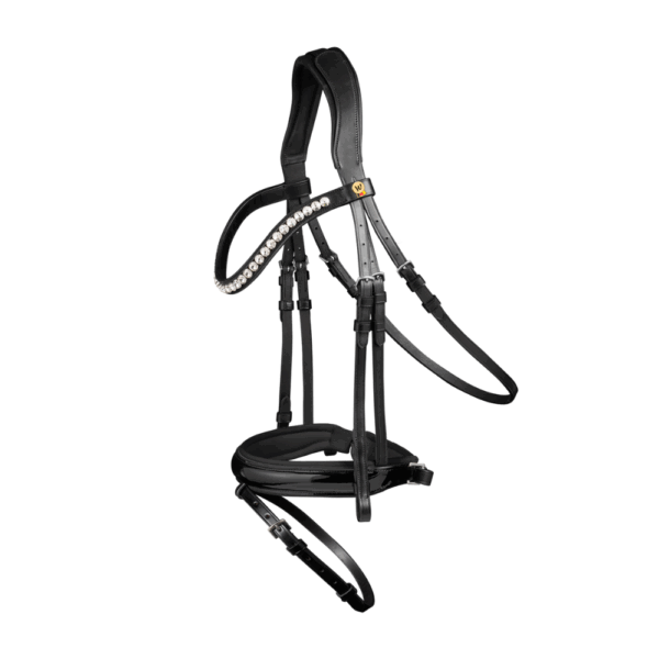 BRIDLE S-LINE TOMELESS BLACK/BLACK