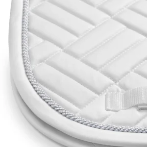 DRESSAGE SADDLE PAD MODERN WHITE PERFECTION FULL