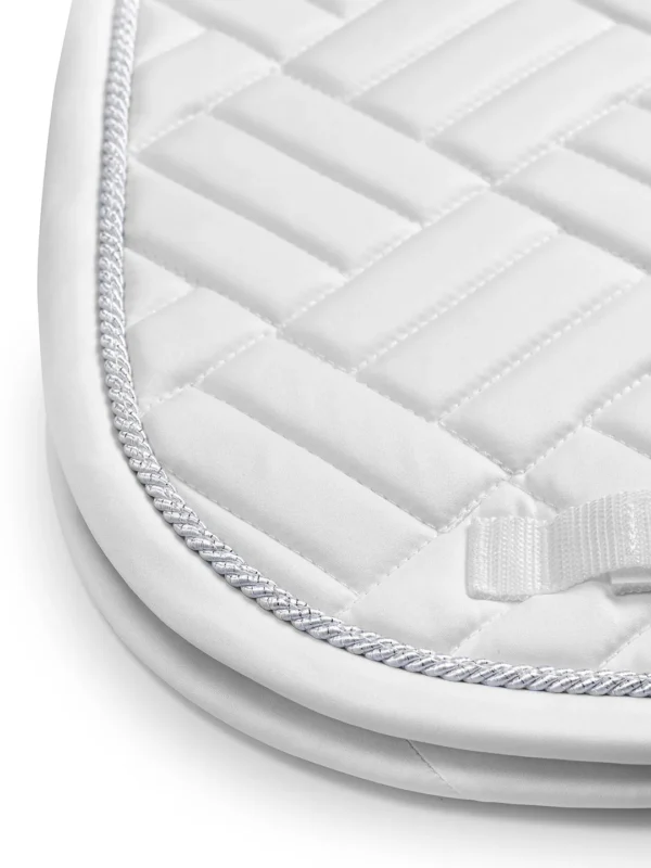 DRESSAGE SADDLE PAD MODERN WHITE PERFECTION FULL - Imagen 2