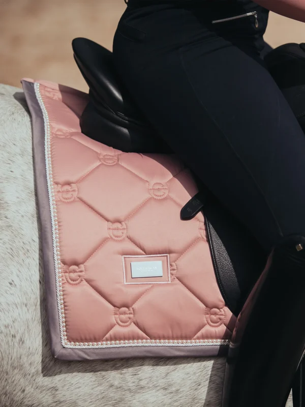DRESSAGE SADDLE PAD PINK PEARL FULL - Imagen 4