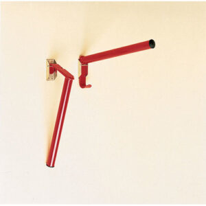 PORTASILLAS PARED STUBBS PLEGABLE ABAJO BASE TUBULAR