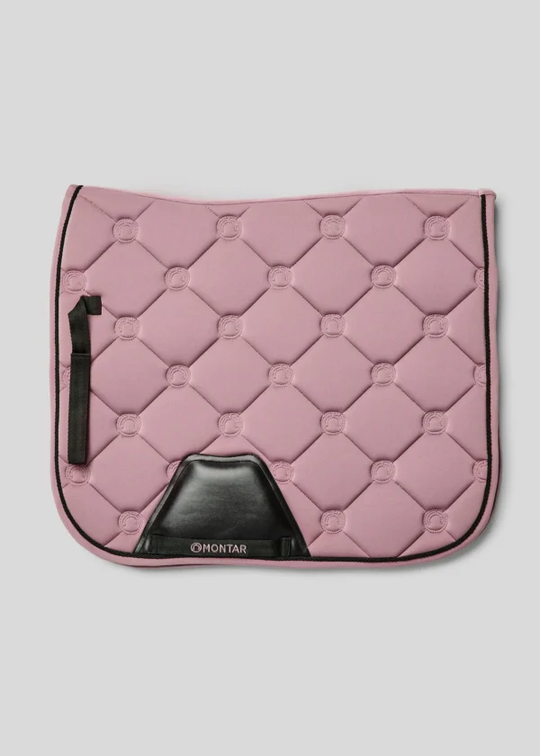 DUSTY ROSE FLOW DRESSAGE SOFTSHELL SADDLEPAD