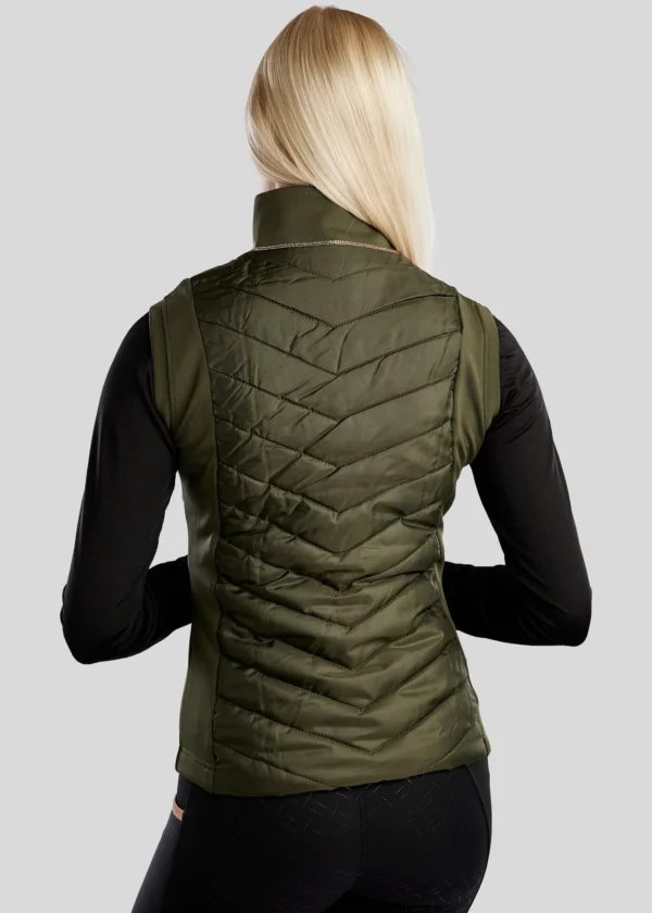 MOMARI HYBRID BODYWARMER WITH ROSEGOLD CRYSTALS - Imagen 15
