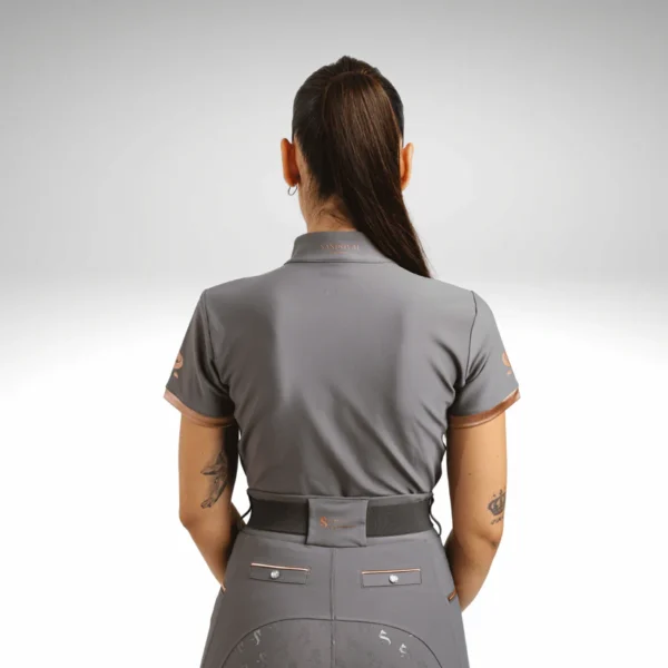 CAMISETA GREY ROSE GOLD - Imagen 4