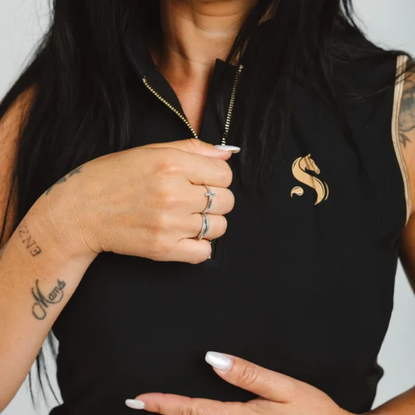 CAMISETA SIN MANGAS BLACK GOLD - Imagen 5