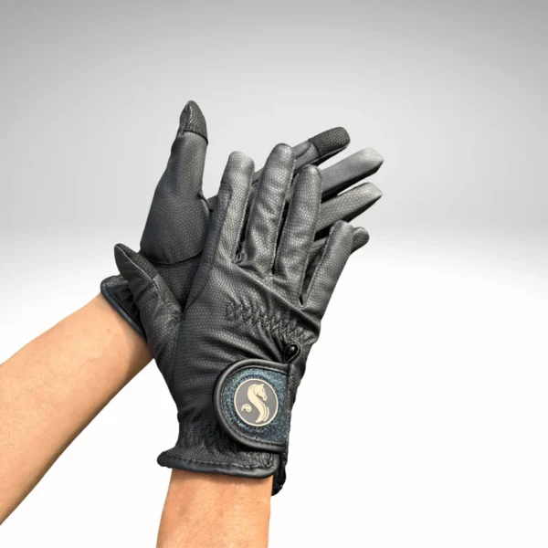 GUANTES BLACK NAVY - SANDOVAL EQUESTRIAN - Imagen 3