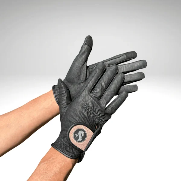 GUANTES BLACK ROSA - SANDOVAL EQUESTRIAN