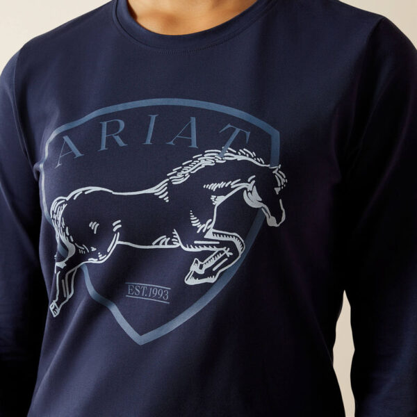 CAMISETA ARIAT LIBERTY JUMP MANGA LARGA NIÑO/A - Imagen 3