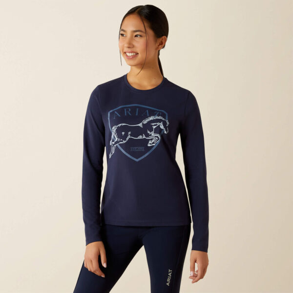 CAMISETA ARIAT LIBERTY JUMP MANGA LARGA NIÑO/A