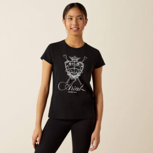 CAMISETA ARIAT RITZY LOGO MANGA CORTA NIÑO/A