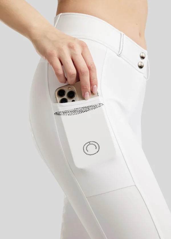 MOEMILIA MIXED GREY TONED CRYSTALS BREECHES - Imagen 4