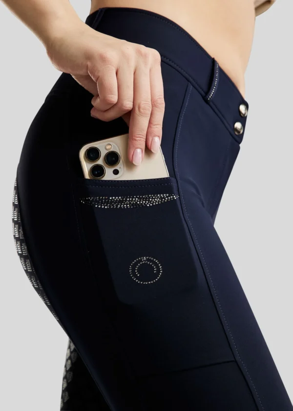 MOEMILIA MIXED GREY TONED CRYSTALS BREECHES - Imagen 8