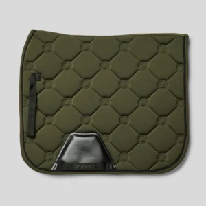 OLIVE FLOW DRESSAGE SOFTSHELL SADDLEPAD