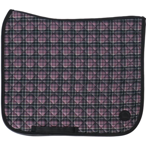 MOCHERI AO PRINTED CHECKED DRESSAGE SADDLEPADS