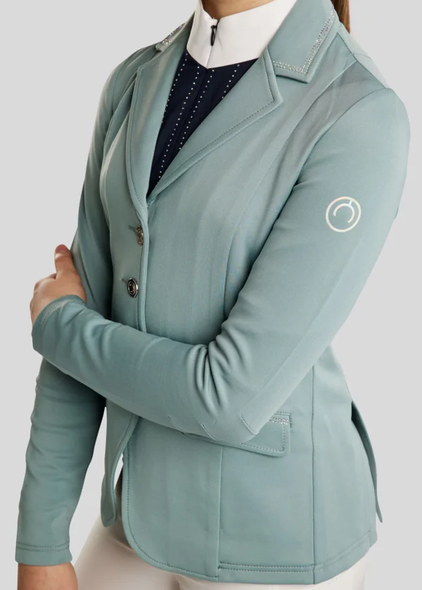 MOCHA COMPETITION JACKET WITH HOLOGRAPHIC CRYSTALS - Imagen 4