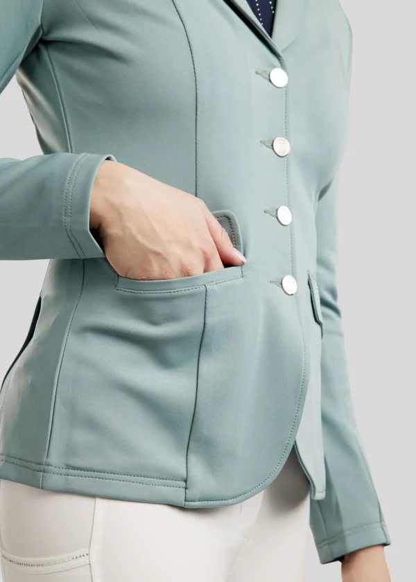 MOCHA COMPETITION JACKET WITH HOLOGRAPHIC CRYSTALS - Imagen 7