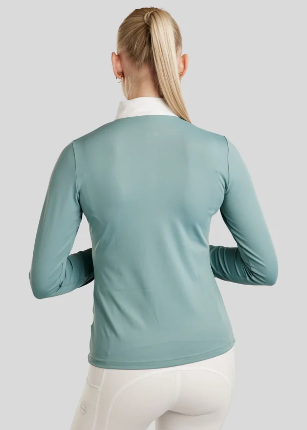 MOCHA COMP SHIRT HOLOGRAPHIC PRINT AND CRYSTALS - Imagen 7