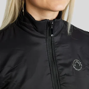 MOELLIE FULL ZIP FLEECE JACKET WITH NYLON