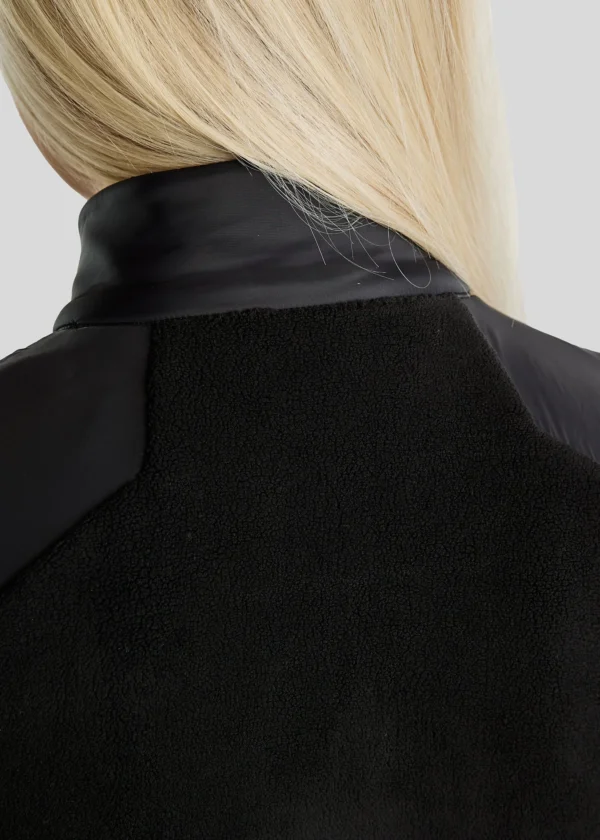 MOELLIE FULL ZIP FLEECE JACKET WITH NYLON - Imagen 5