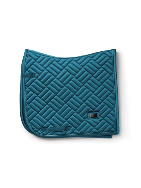 DRESSAGE SADDLE PAD MODERN TEAL BLUE