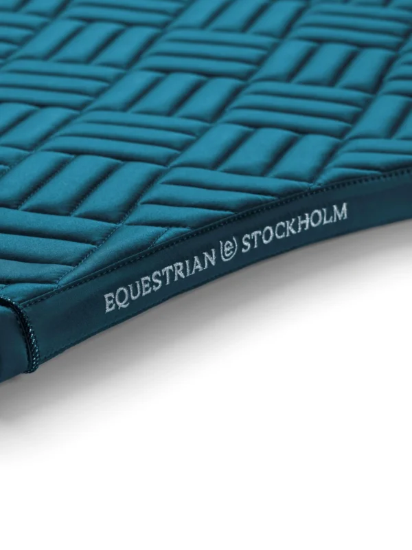 DRESSAGE SADDLE PAD MODERN TEAL BLUE - Imagen 4