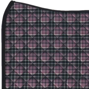 MOCHERI AO PRINTED CHECKED DRESSAGE SADDLEPADS