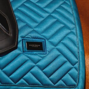 DRESSAGE SADDLE PAD MODERN TEAL BLUE