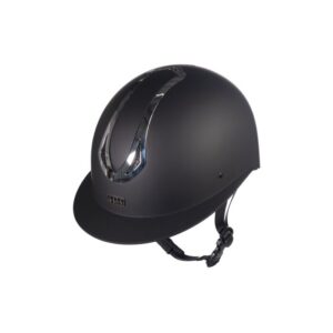 CASCO DE MONTAR ILLUSION BASIC 9171 NEGRO/PLATEADO M 55-57 CM