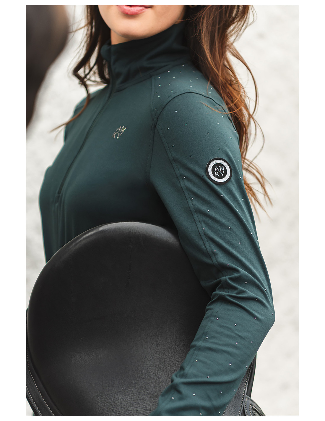 ANKY HALF ZIP PULLOVER FOREST RIVER - Imagen 4