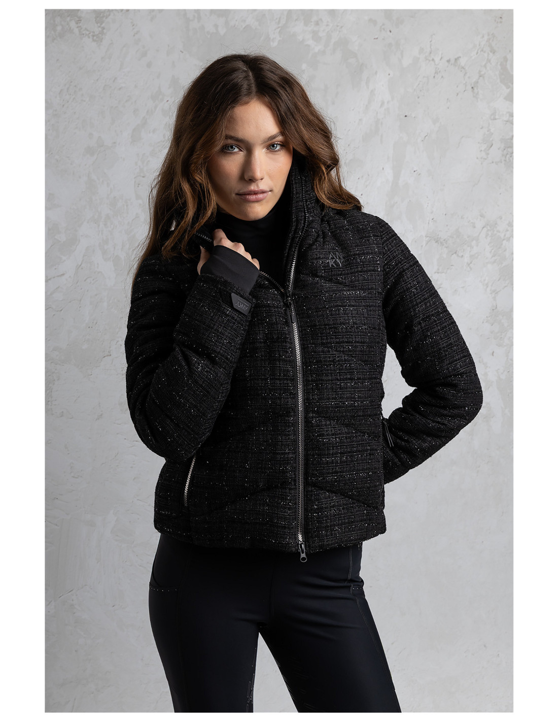 ANKY PADDED JACKET BLACK XS - Imagen 2