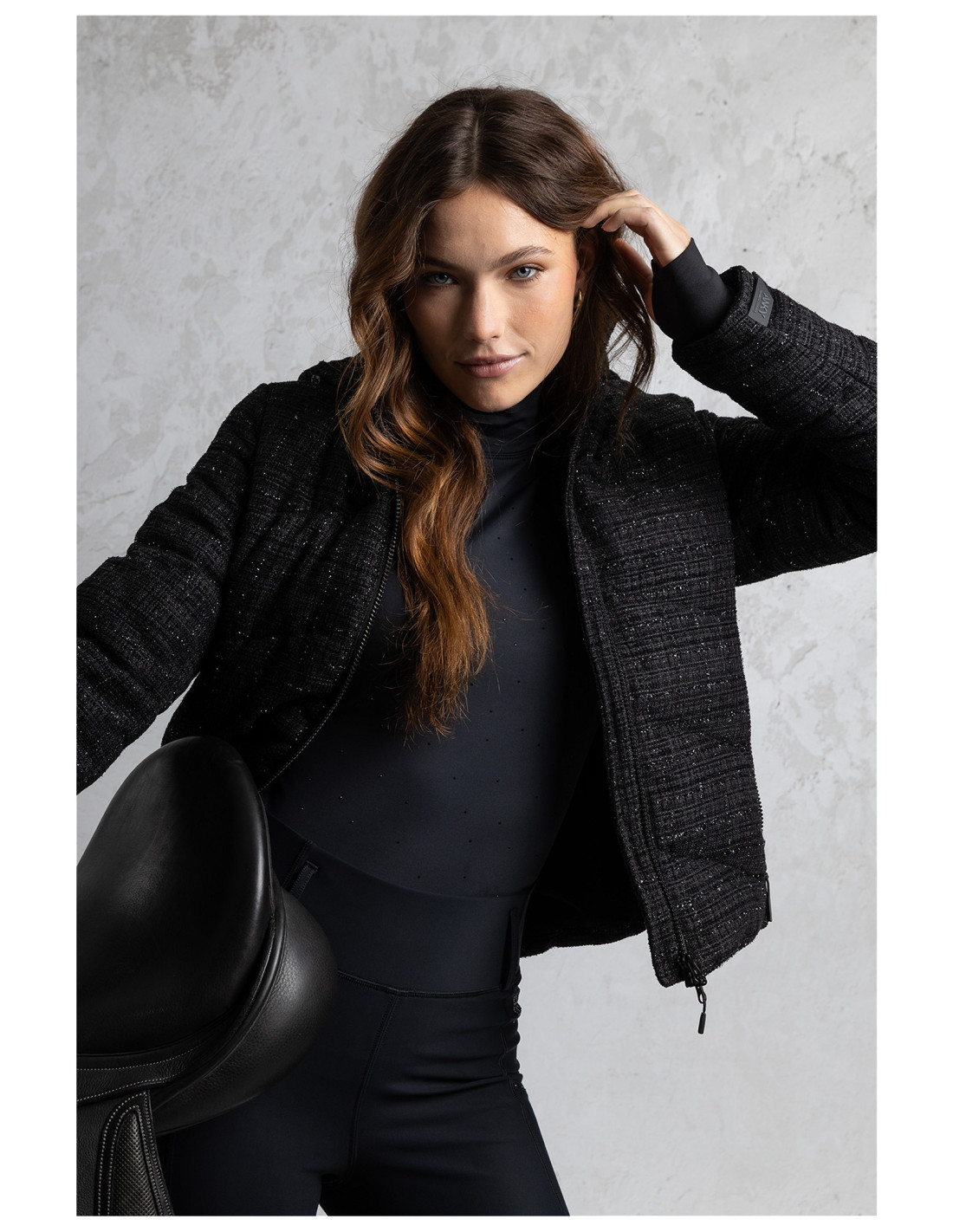 ANKY PADDED JACKET BLACK XS