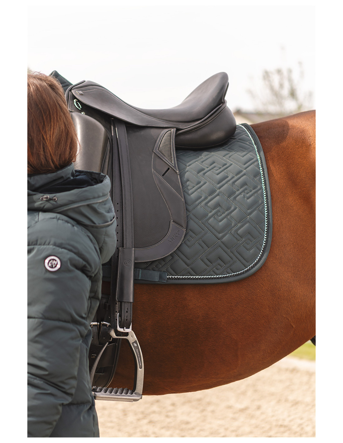 ANKY SADDLE PAD AMITY DRESSAGE FOREST RIVER FULL - Imagen 5