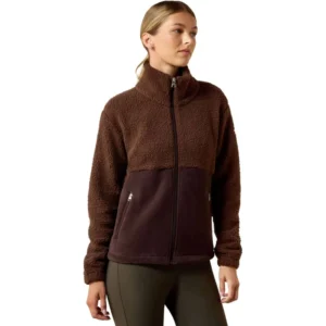 CAZADORA ARIAT LAVIOLETTE FULL ZIP MUJER CHOCOLATE PLUM