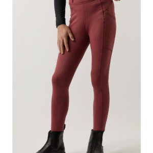 BR EEVOLV RIDING TIGHTS LENNY SILICONE SEAT CHILDREN MAROON